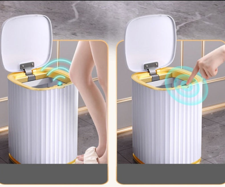 [COMPRE 1 LEVE 3] Lixeira Inteligente com Sensor de Movimento para Banheiro + 50 sacos de lixo